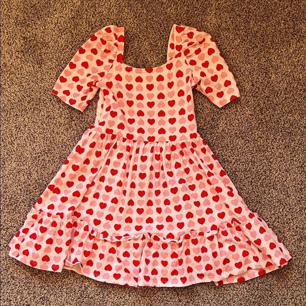 Janie and Jack Pink Heart Dress
